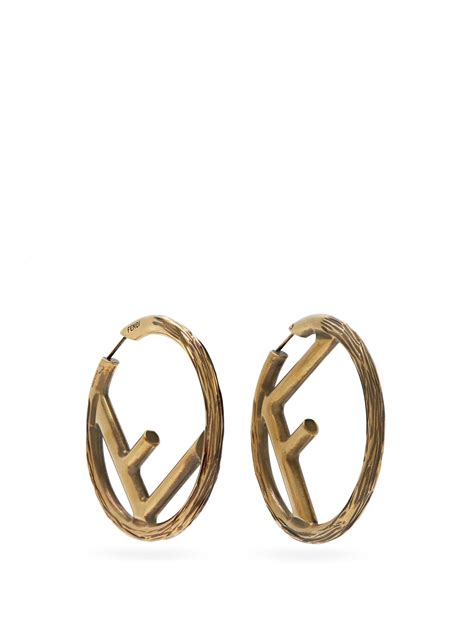 fendi oorringen|Fendi earrings uk.